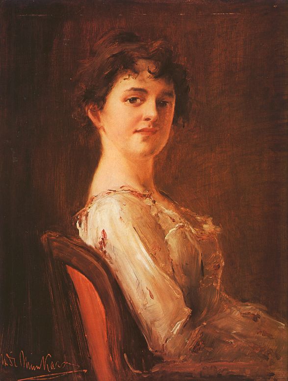 Mihaly Munkacsy Portrait of a Woman